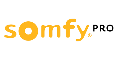 Logo Somfy, expert en domotique et moteurs de volets, partenaire Comdhab.