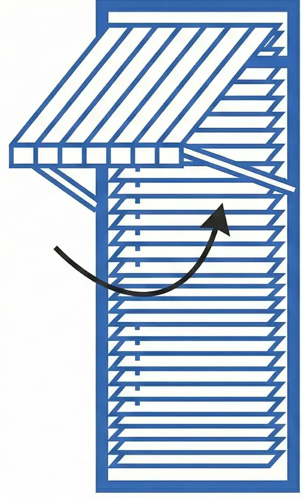 Schéma technique volet roulant rénovation